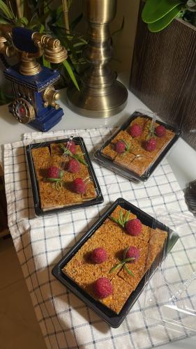 كيكة الحليب المحمص اللذيذة /خالي من الجلوتين