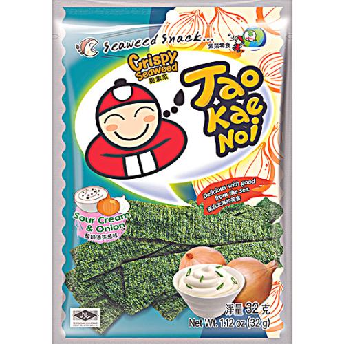 تاوكي نوي اعشاب بحرية مقرمشة بنكهة البصل والكريمة...