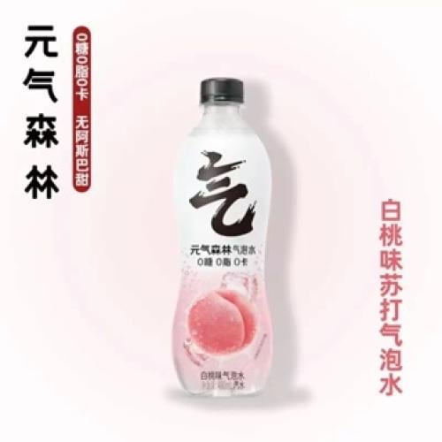 مياه فوارة بنكهة الخوخ 480 مل