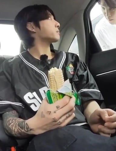 ايسكريم الذرة الكوري