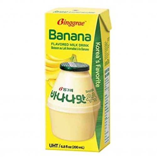 حليب الموز بينجراي الكوري الشهير