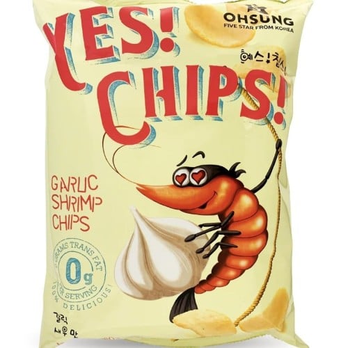 رقائق الروبيان بالثوم