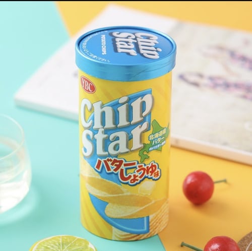 شيب ستار الياباني بطاطس شيب ستار الصويا بالزبدة