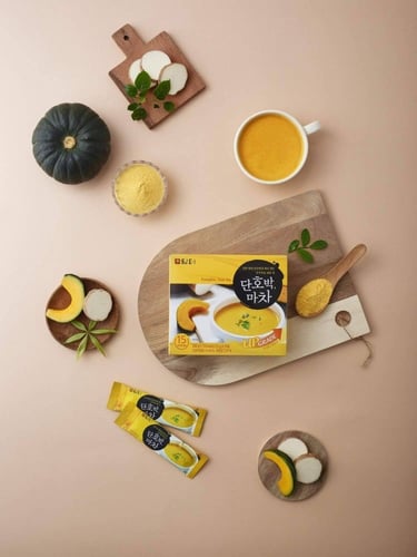 مسحوق شاي اليقطين واليام /كوريا