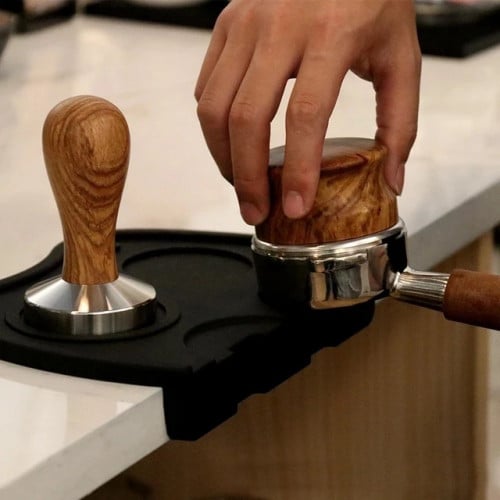موزع القهوة حجم 53 ملم خشبي - Distributor Tamper w...