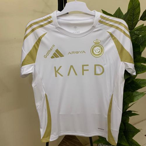 تيشيرت النصر الجديد لون أبيض 2024 2025