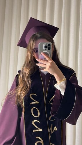 عباية تخرج ليلكي 2026