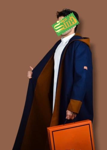 فروة رجالي دبل فيس جملي مع كحلي