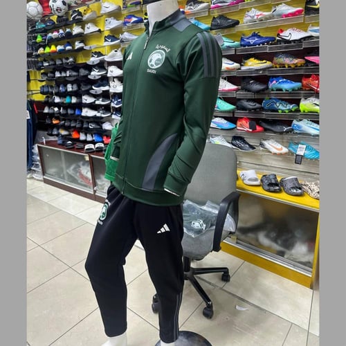 طقم تمارين المنتخب السعودي جاكيت مع بنطلون