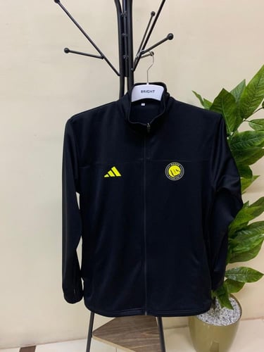 جاكيت النصر الأسود بجميع المقاسات