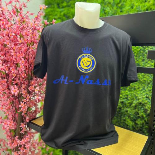 تيشيرت النصر لون أسود تصميم خاص