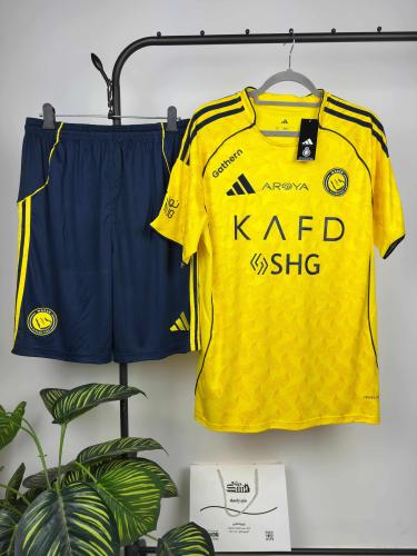 طقم النصر الجديد 2026 تيشيرت النصر الجديد مع الشور...