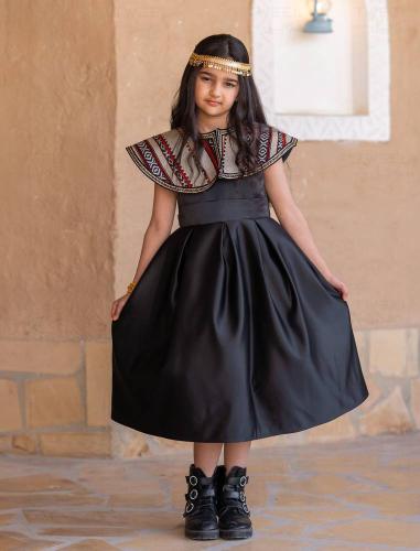 فستان سدو أسود بناتي