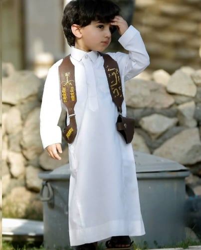 مجند اطفال لون بني - متجر درة مسك