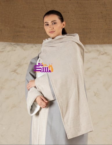 فروه نسائي شتويه يونك رصاصي - متجر درة مسك