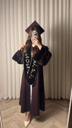 عباية تخرج ليلكي 2026