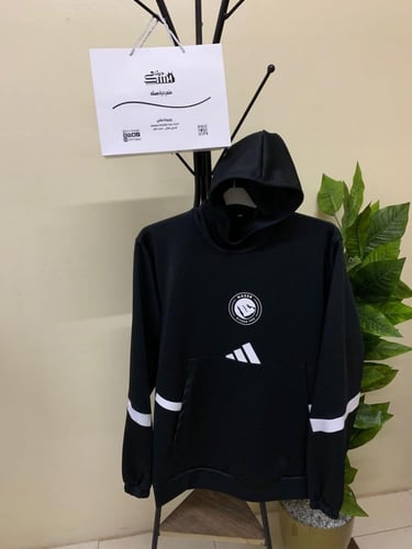 بلوفر النصر الشتوي لون أسود متجر درة مسك