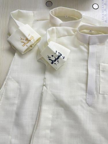 ثوب أطفال فاخر بتطريز اسم حسب الطلب – تصميم أنيق ل...