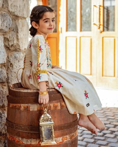 فستان رمضان مطرز