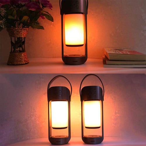 مكبر صوت بلوتوث محمول مع إضاءة LED (صوت قوي وتأثير...