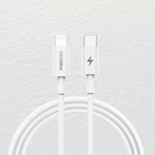 كيبل شحن آيفون ذكي 20 واط (يفصل تلقائياً عند اكتما...