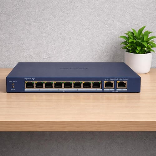 سويتش POE هيكفيجن8 منافذ –10/100/1000Mbps Giga