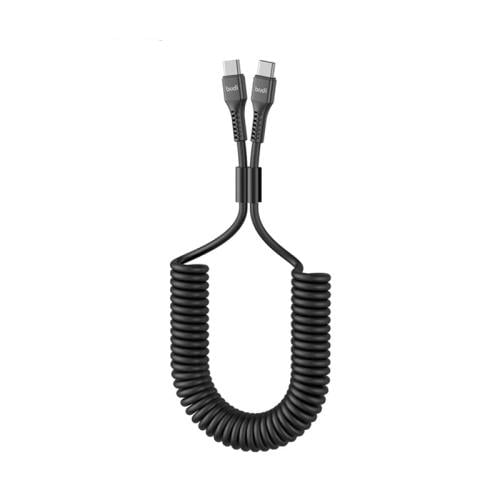 كيبل شحن بودي مرن للسيارة (تصميم لولبي قابل للتمدد...