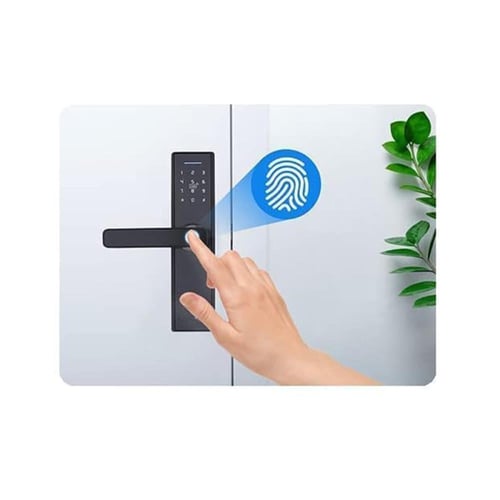 قفل الباب الذكي من ميجا (أمان عالٍ وفتح بالبصمة وا...