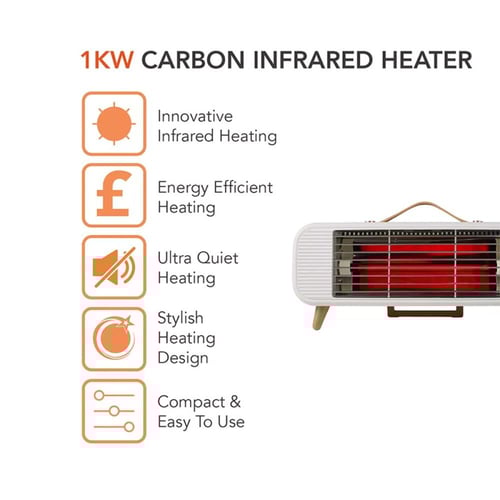 دفاية مكتب صغيرة بالأشعة تحت الحمراء (تدفئة شخصية...