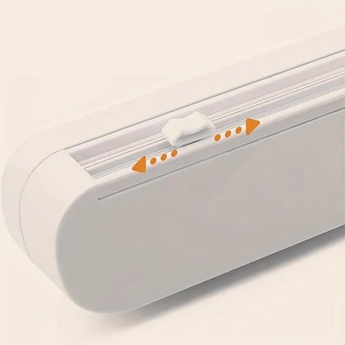 قطاعة ورق تغليف وتغليف طعام (بلاستيك وقصدير) مع شف...