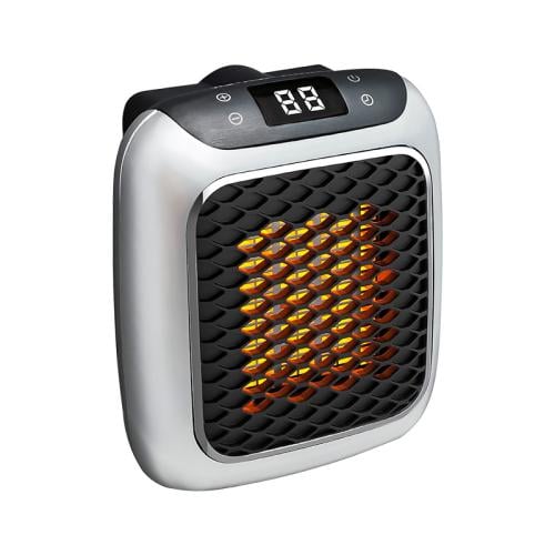 دفاية جدارية سيراميك صغيرة 800 واط (فيش مباشر مع ر...