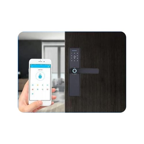 قفل الباب الذكي من ميجا (أمان عالٍ وفتح بالبصمة وا...