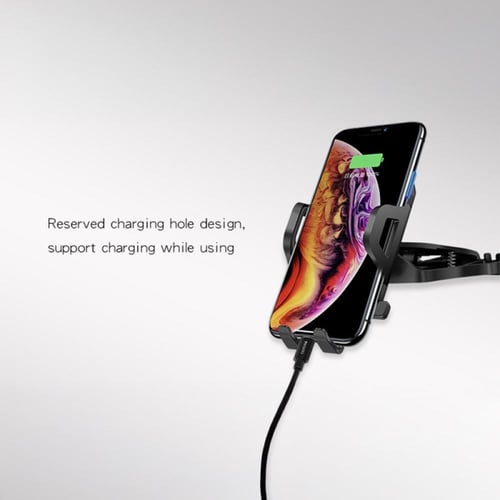 حامل جوال للسيارة يثبت في مدخل الأقراص CD (ثبات عا...