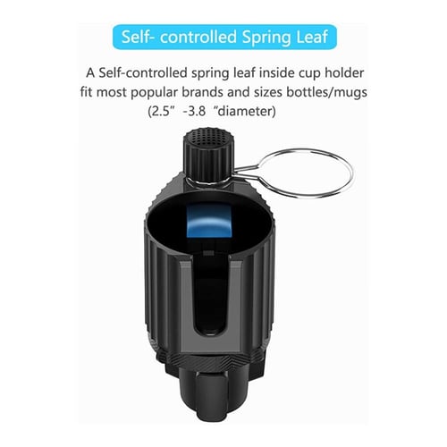 حامل أكواب وجوال للسيارة 4 في 1 (منظم ذكي وقابل لل...