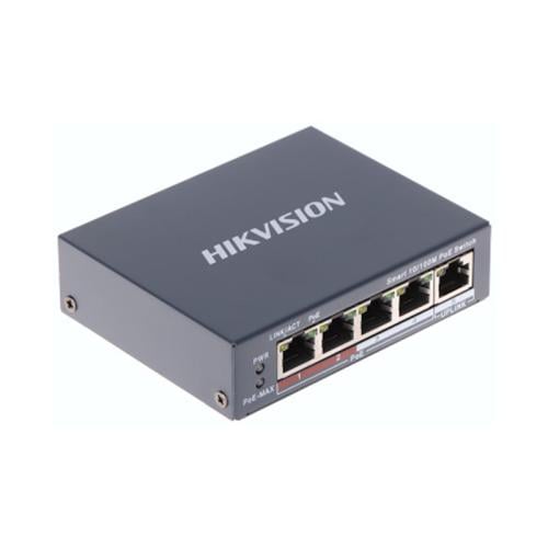 سويتش POE هيكفيجن 4 منافذ – 10/100Mbps