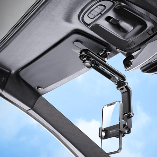 حامل جوال للسيارة يثبت على المرآة الخلفية (دوران 3...