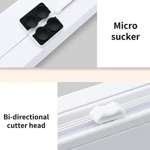 قطاعة ورق تغليف وتغليف طعام (بلاستيك وقصدير) مع شف...