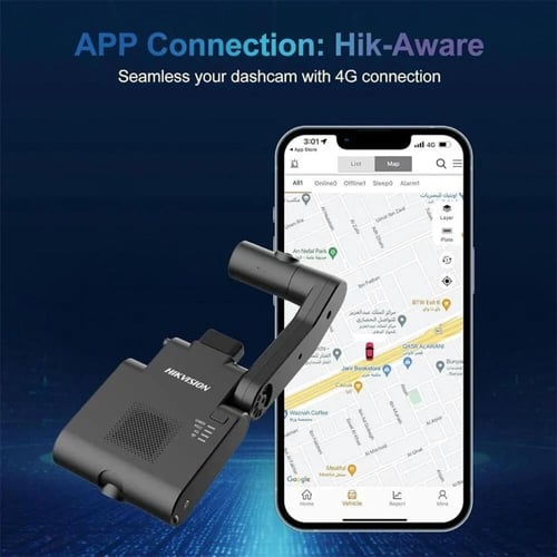 داش كام هيكفيجن V6 الذكية 4G (عدستين أمامية وداخلي...