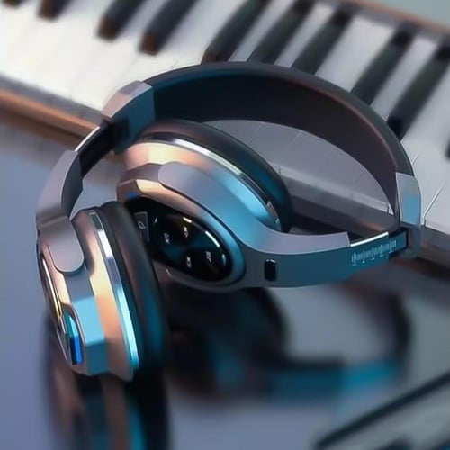 سماعة رأس بلوتوث QYSV9 لاسلكية 2 في 1 (عزل صوتي وم...