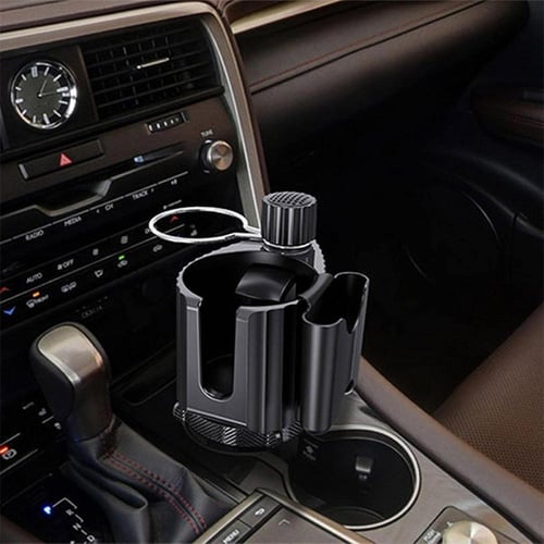 حامل أكواب وجوال للسيارة 4 في 1 (منظم ذكي وقابل لل...