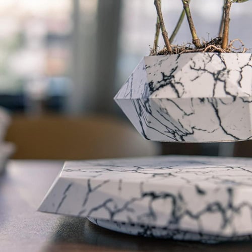 حوض نباتات طائر مغناطيسي (تحفة ديكور عائمة وتدور 3...