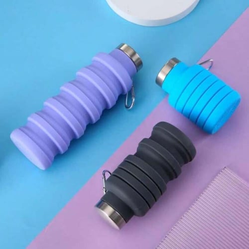 قارورة ماء سيلكون قابله للطي