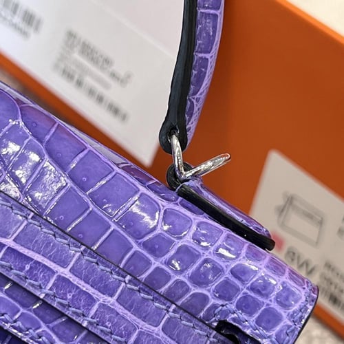 Mini Kelly crocodile