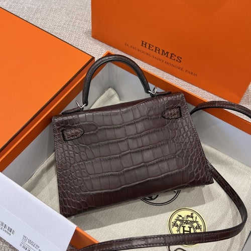 Mini Kelly crocodile