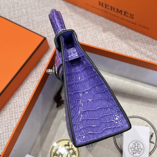 Mini Kelly crocodile