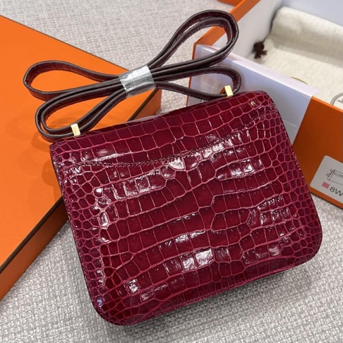 Mini Constance 18cm crocodile