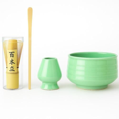 طقم ادوات ماتشا اخضر