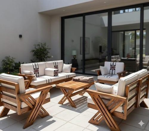 طقم كنب للجلسات الخارجي