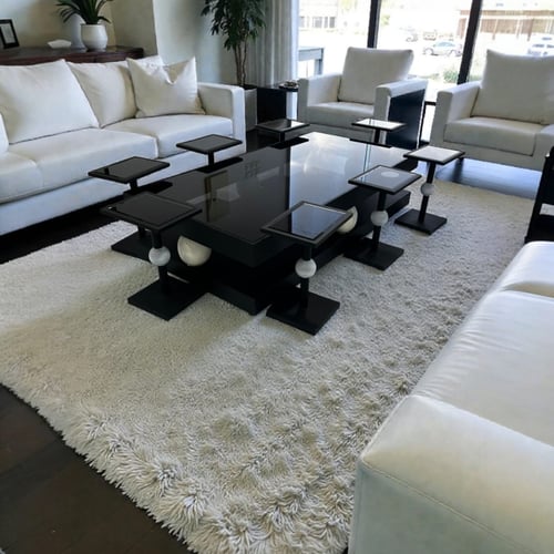 طقم طاولات قهوة و8 خدمة فاخر للمجالس الكبيرة