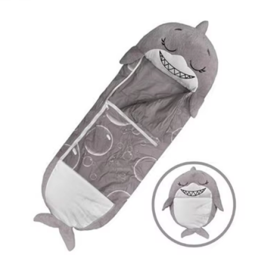 كيس نوم مع مخدة لون رمادي مقاس M